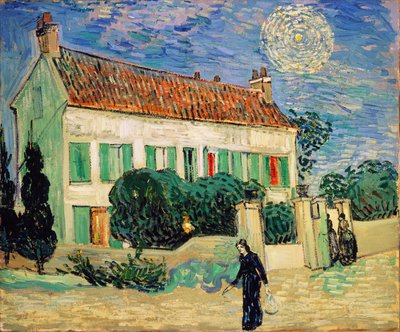 White House at Night by Vincent van Gogh